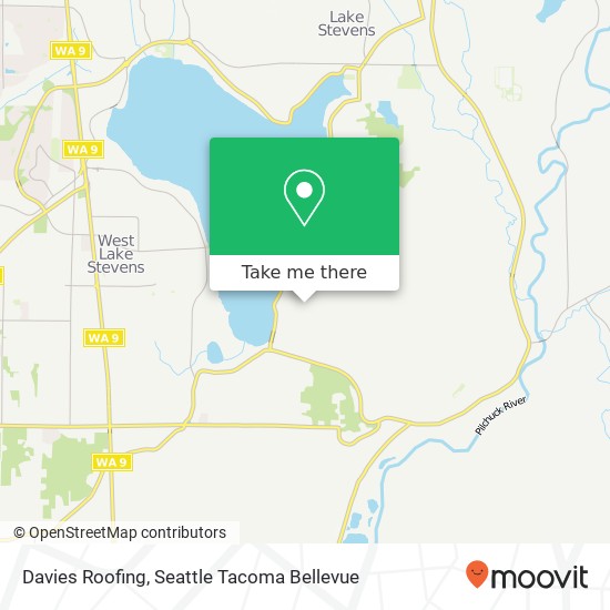 Davies Roofing map