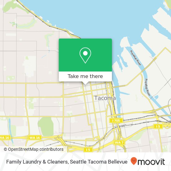 Family Laundry & Cleaners map