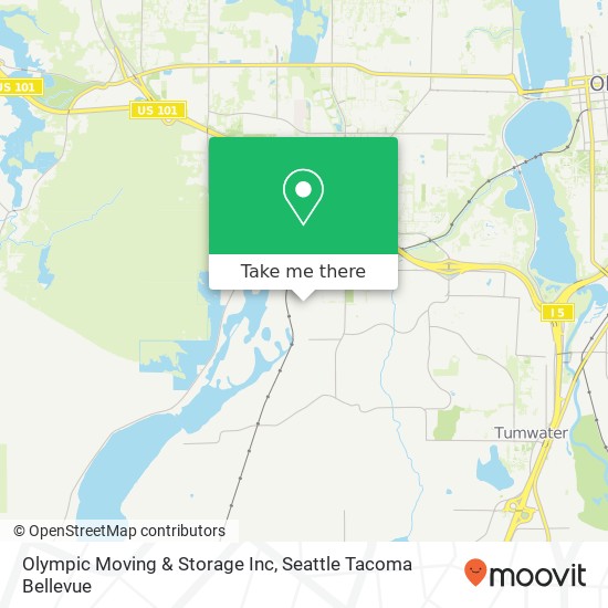 Olympic Moving & Storage Inc map