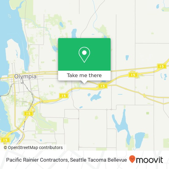 Pacific Rainier Contractors map