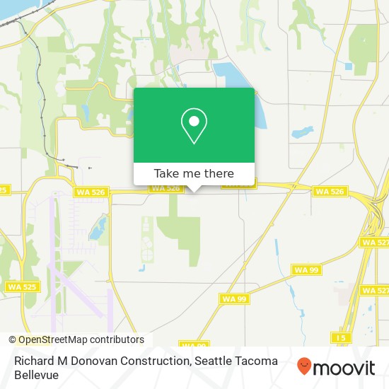 Mapa de Richard M Donovan Construction