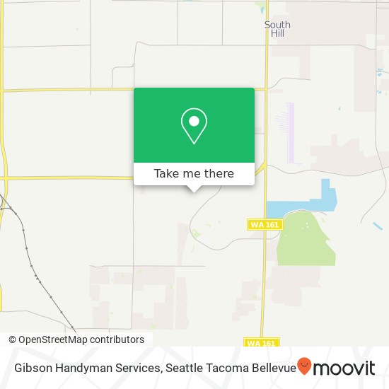 Gibson Handyman Services map