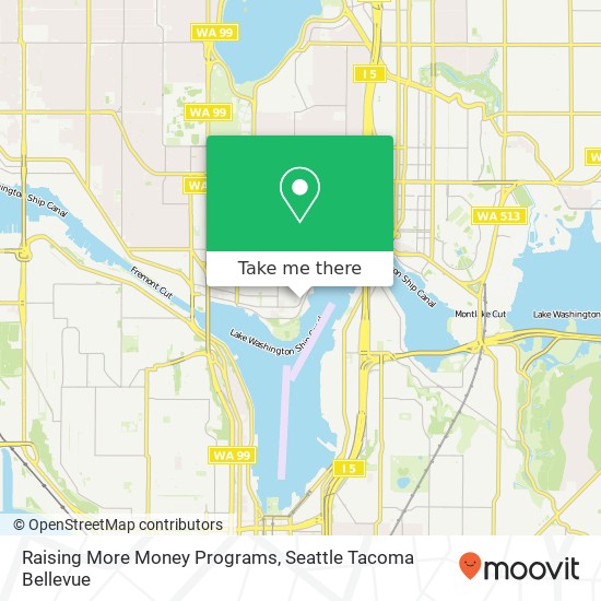 Raising More Money Programs map