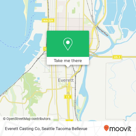 Everett Casting Co map