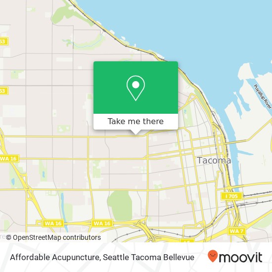 Affordable Acupuncture map