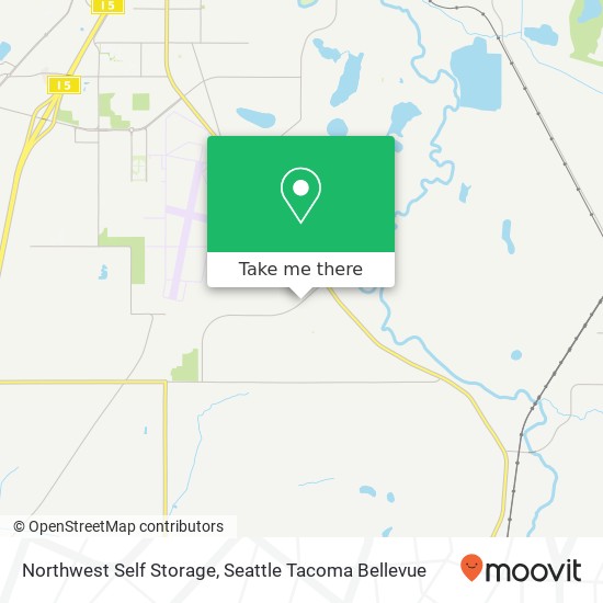 Mapa de Northwest Self Storage