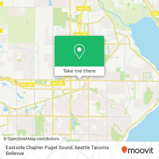 Eastside Chapter Puget Sound map
