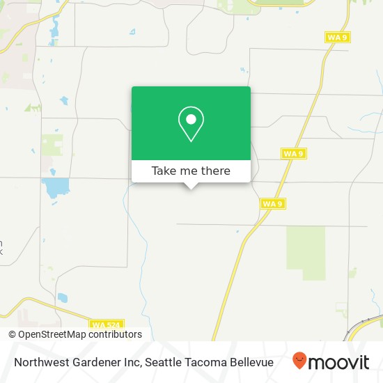 Northwest Gardener Inc map