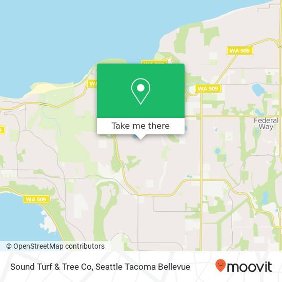 Mapa de Sound Turf & Tree Co
