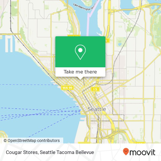 Cougar Stores map