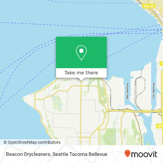 Beacon Drycleaners map