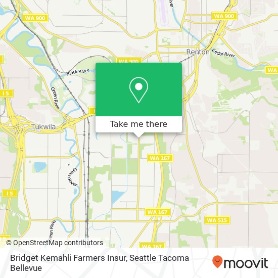 Mapa de Bridget Kemahli Farmers Insur
