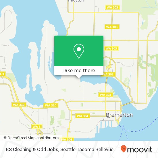 BS Cleaning & Odd Jobs map