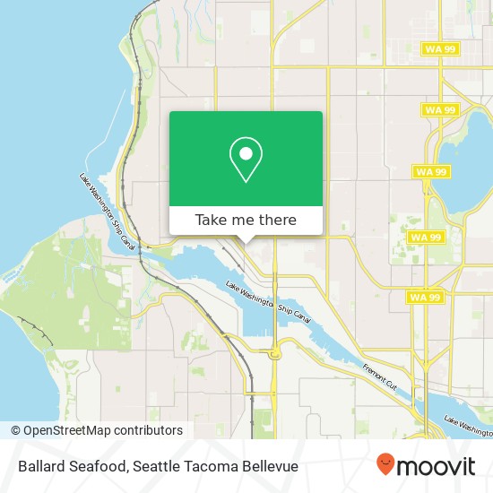 Ballard Seafood map