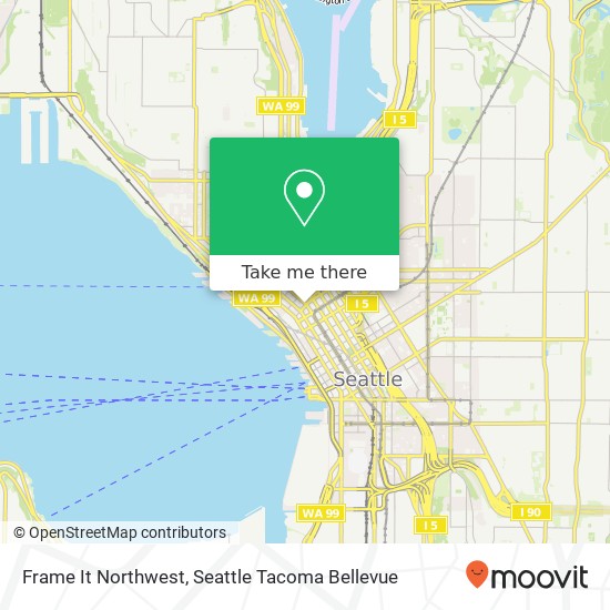 Frame It Northwest map