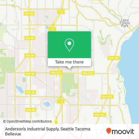 Anderson's Industrial Supply map