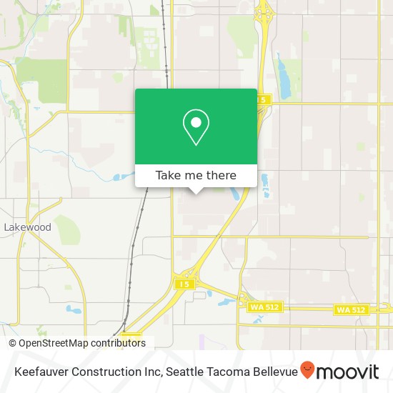 Keefauver Construction Inc map