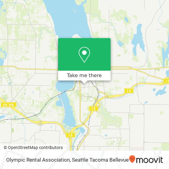 Olympic Rental Association map