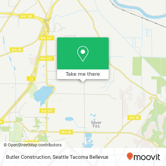 Butler Construction map