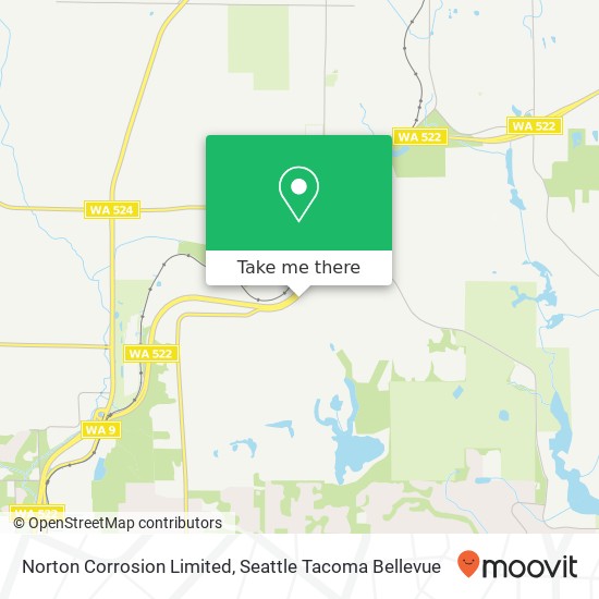 Mapa de Norton Corrosion Limited