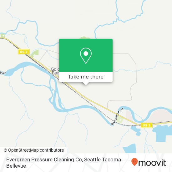 Mapa de Evergreen Pressure Cleaning Co