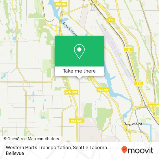 Mapa de Western Ports Transportation