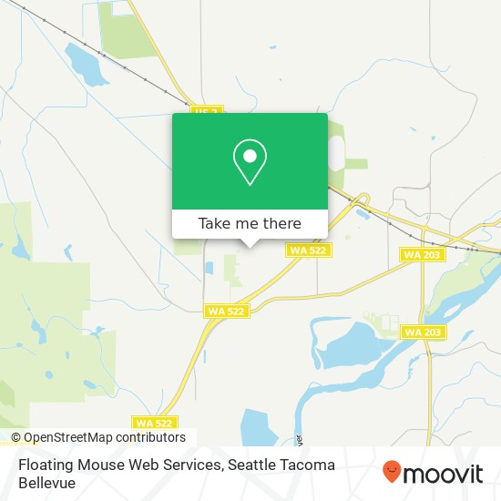 Mapa de Floating Mouse Web Services