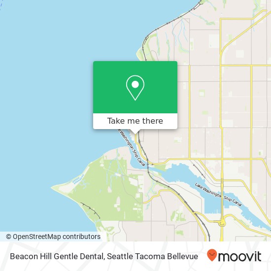 Beacon Hill Gentle Dental map