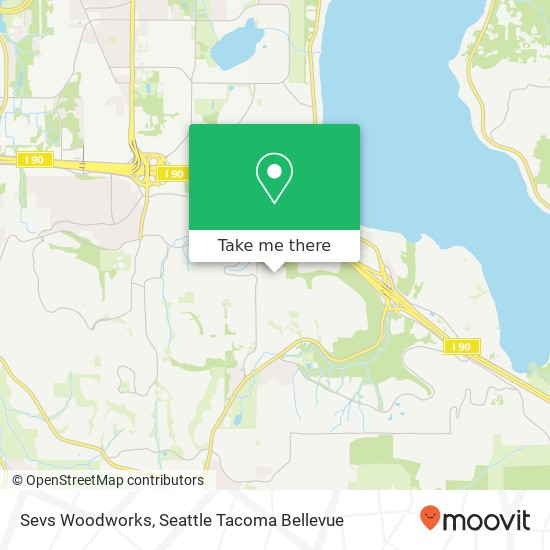 Sevs Woodworks map