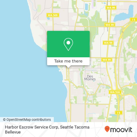 Mapa de Harbor Escrow Service Corp