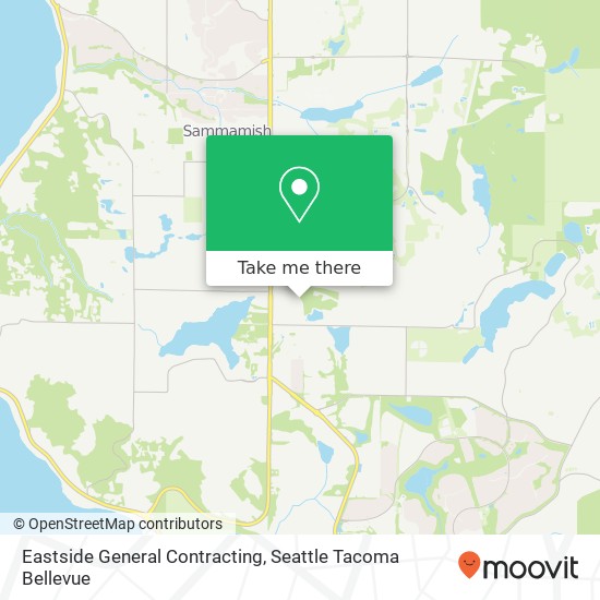 Eastside General Contracting map