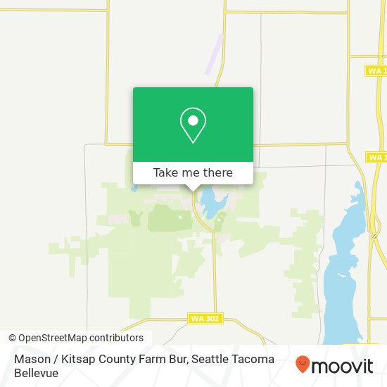 Mason / Kitsap County Farm Bur map