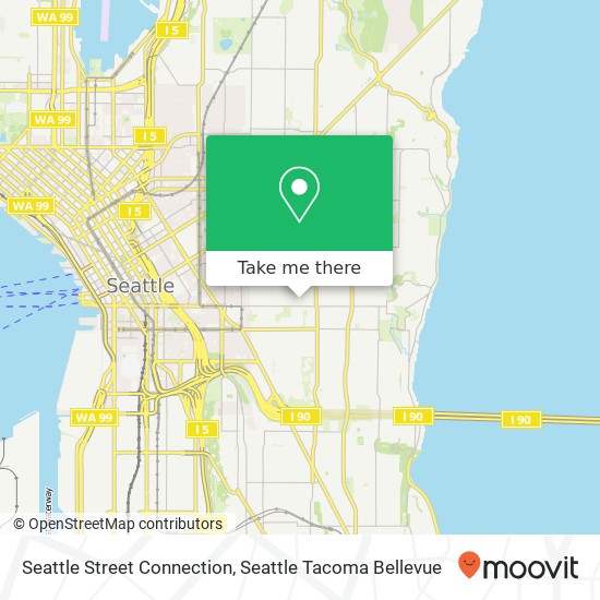 Mapa de Seattle Street Connection