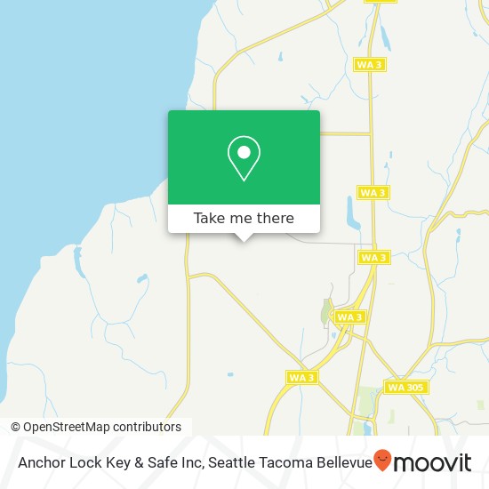 Anchor Lock Key & Safe Inc map