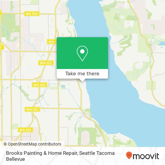 Mapa de Brooks Painting & Home Repair