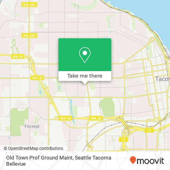 Old Town Prof Ground Maint map