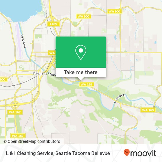 L & I Cleaning Service map