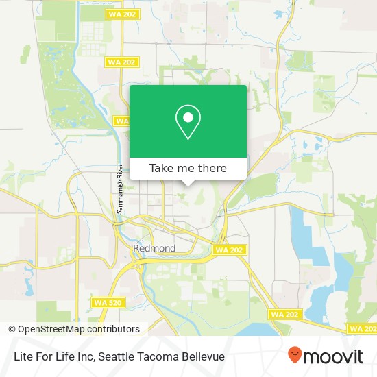 Lite For Life Inc map