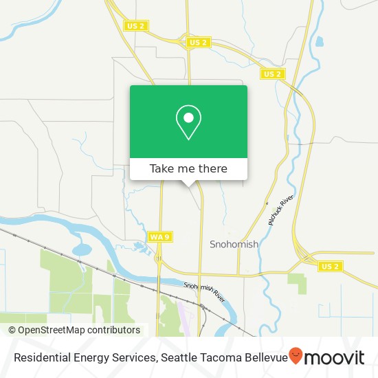 Residential Energy Services map