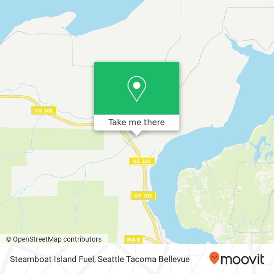 Mapa de Steamboat Island Fuel