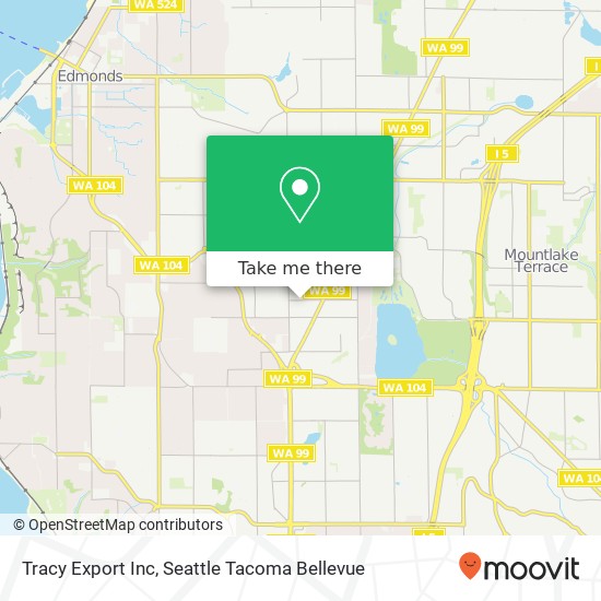 Tracy Export Inc map