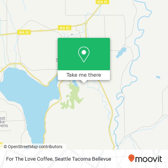 For The Love Coffee map