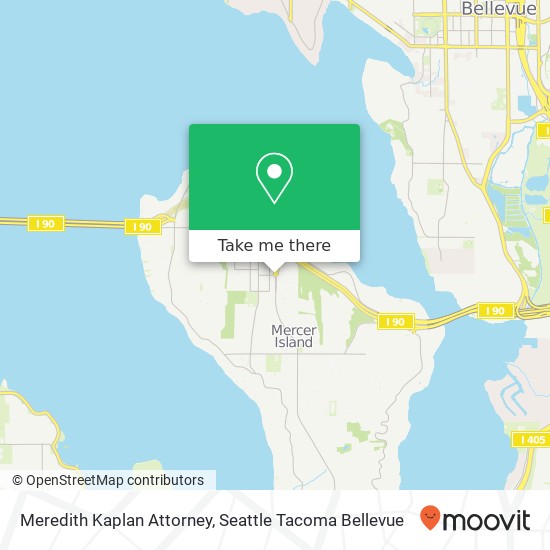 Meredith Kaplan Attorney map
