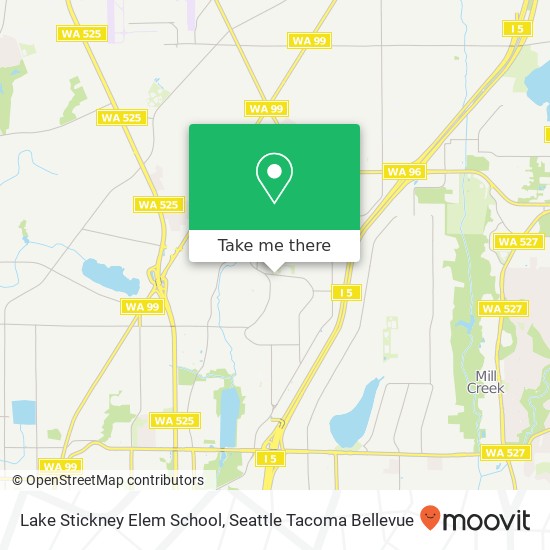 Mapa de Lake Stickney Elem School