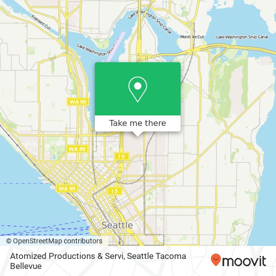 Atomized Productions & Servi map