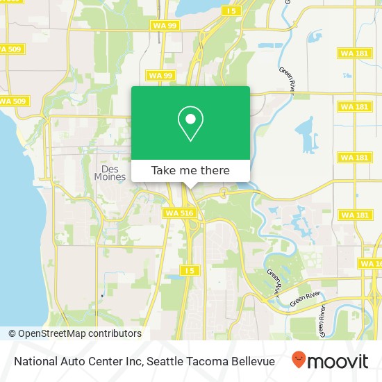 National Auto Center Inc map