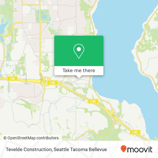 Tevelde Construction map