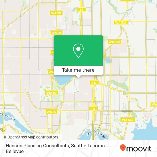 Hanson Planning Consultants map