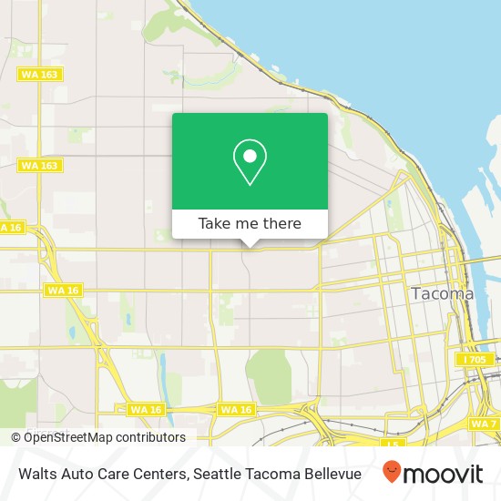 Mapa de Walts Auto Care Centers