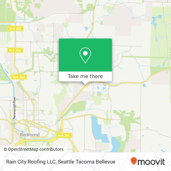 Mapa de Rain City Roofing LLC
